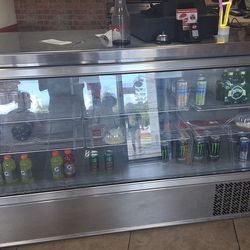 Three Door Commercial Counter Fridge