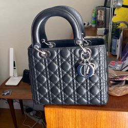 Black Leather Purse