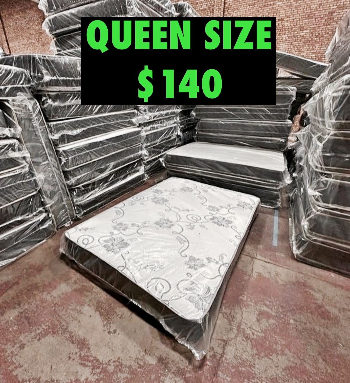 QUEEN MATTRESS new In Plastic $140