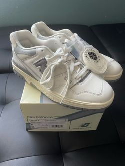 New Balance 550 x Aime Leon Dore White/Grey BB550ALE Size 9 Gray Silver ALD DS