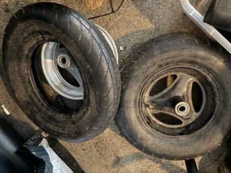 Scooter tires with rims 4.80/4.00-8