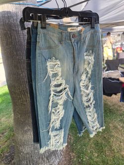 Ripped shorts