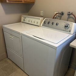 Whirlpool Washer, Manual And Hoses Included Good Shape. Kenmore Electric Dryer, Heavy Duty Good Shape. 125 For The Pair Cash.