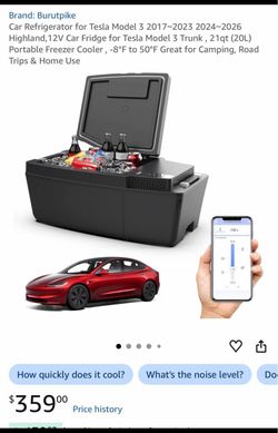 Tesla model 3 Refrigerator 2017-26