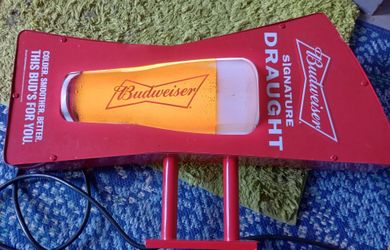 Budweiser Signature Draught Sign