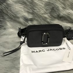 Marc Jacobs Colorblock Snapshot Crossbody bag   Black