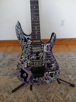 Ibanez JS Series Black Dog replica
