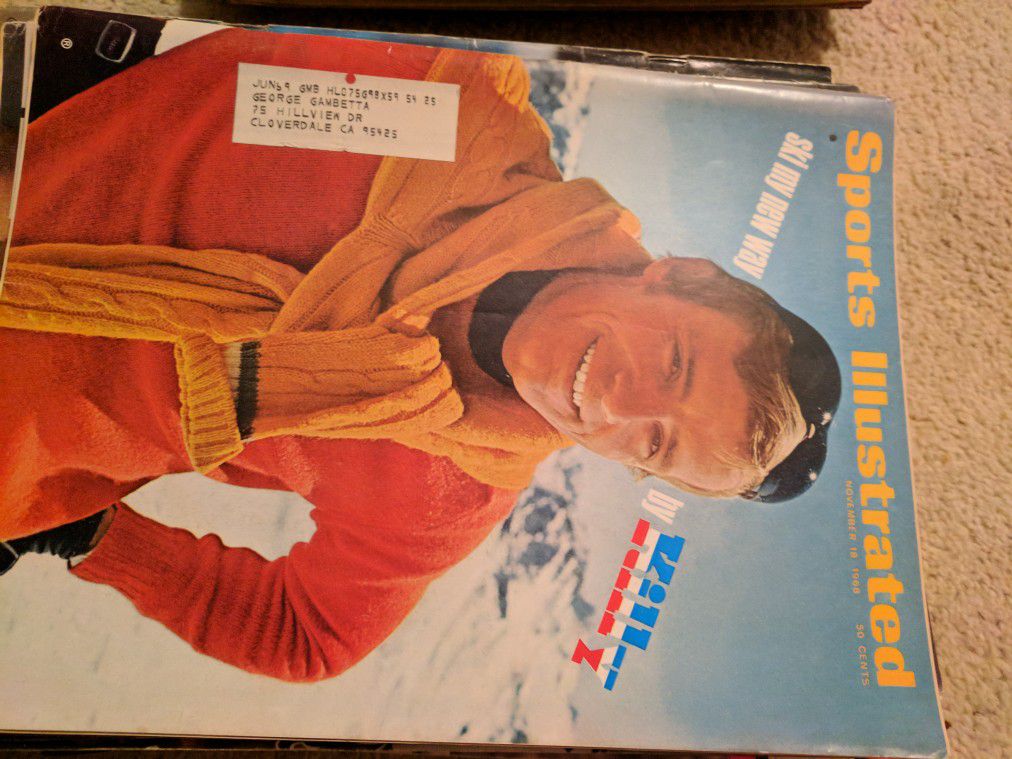 1968 sports illustrated Ski by Killy