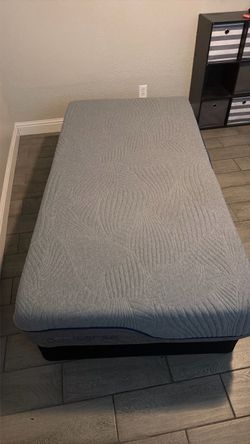 Twin Memory Foam Mattress & Boxspring