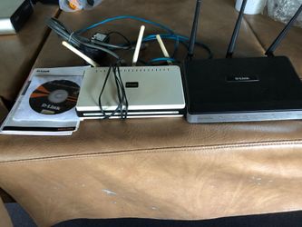 2 separate D-Link wireless routers