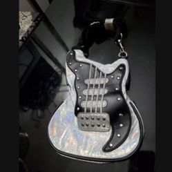 Holographic Guitar Purse 