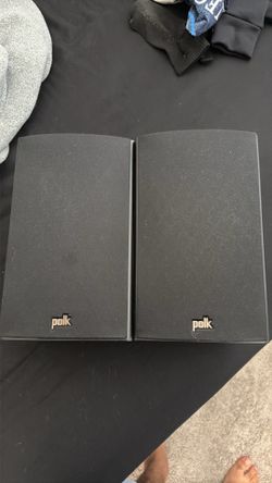 Polk speakers with Monkey Amp