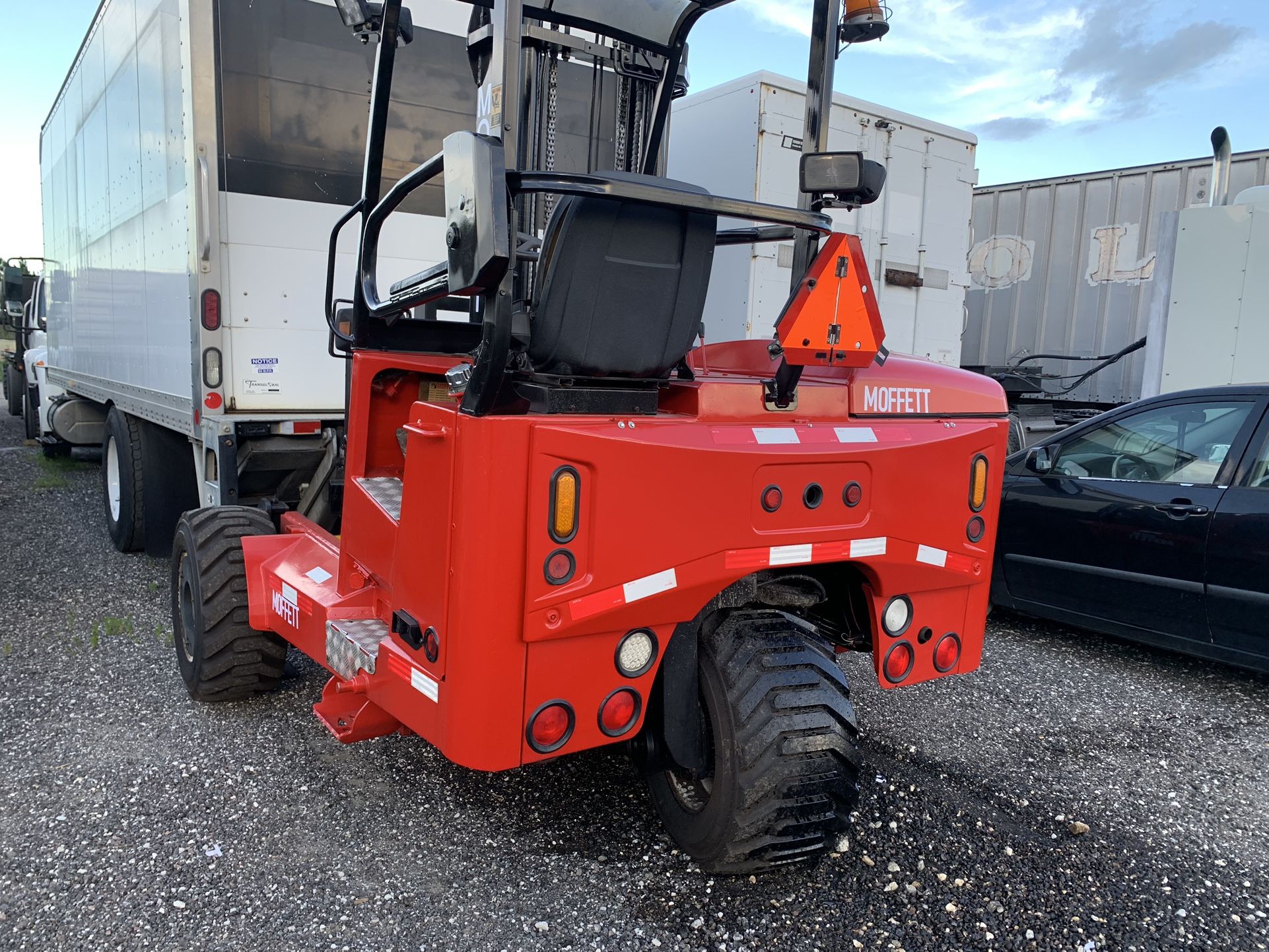 Moffett M55.4P 5500 lb 3x3 Truck Mounted Forklift