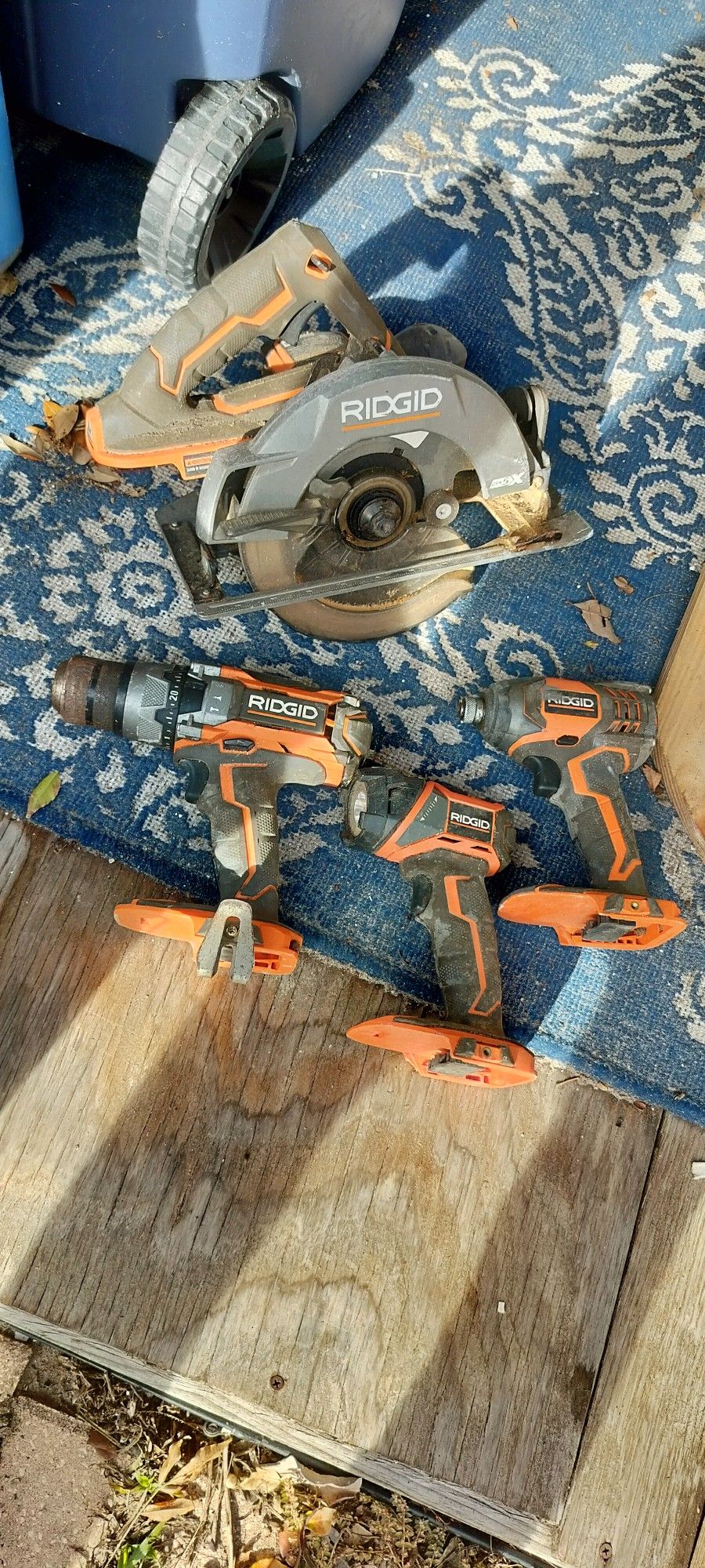 Rigid Power Tools No Battery Work Great
