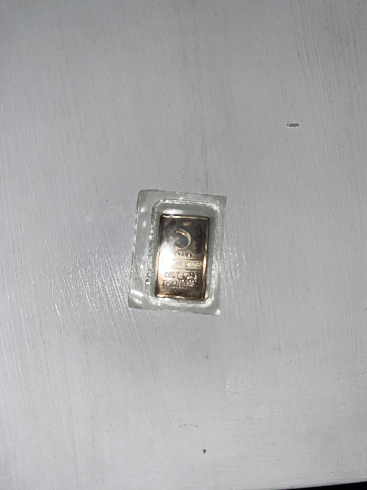 5 Gram .999 Fine Silver Bar