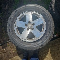 18" Jeep Wheels with tires. $300