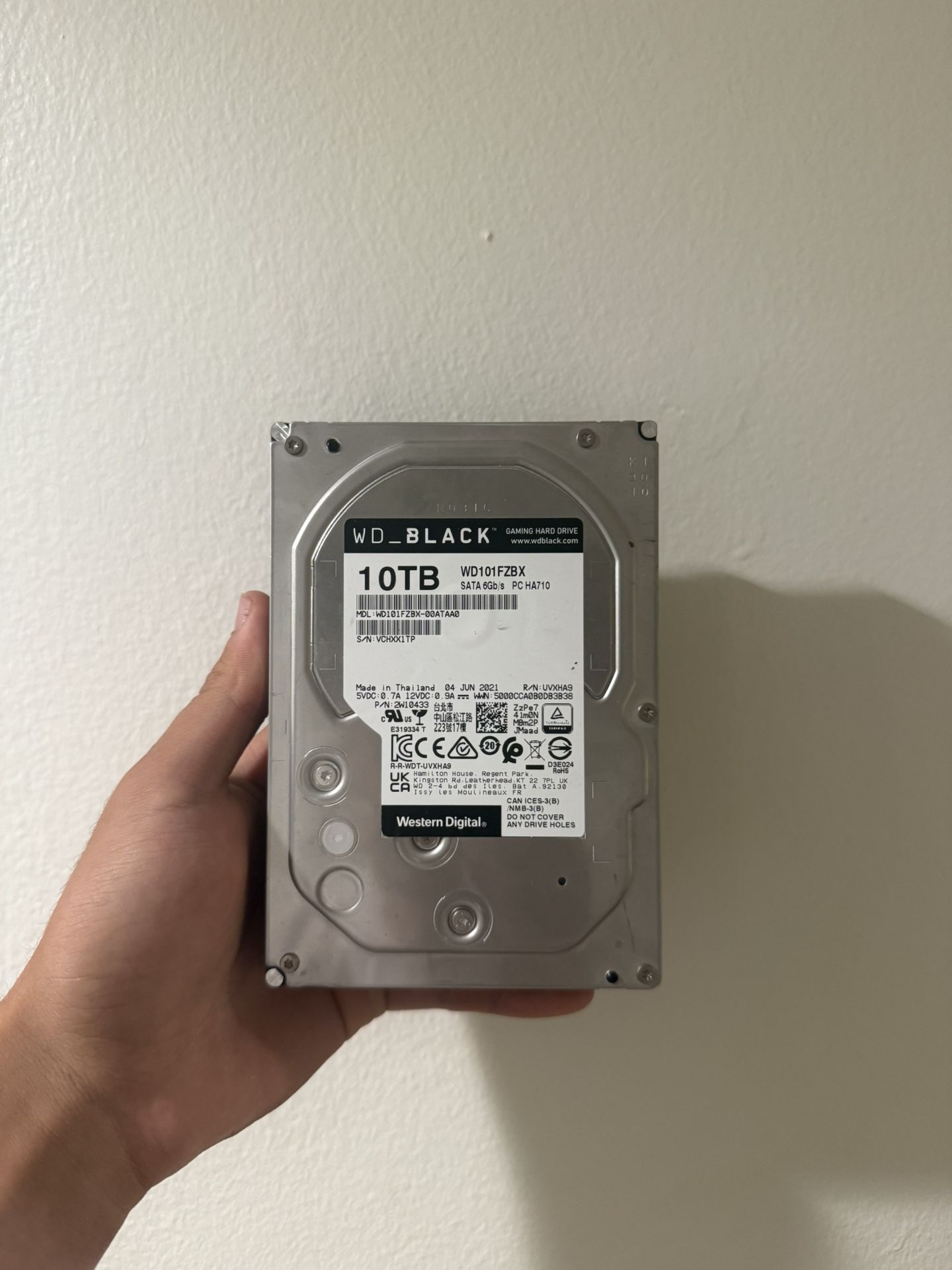 10TB Gaming hard drive WD Black