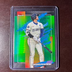 2026 Topps Finest Green Refractor/99 Shohei Ohtani