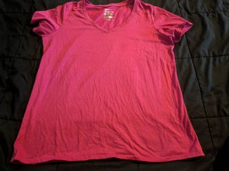 Nike Women's V-Neck T-Shirt XL Pink