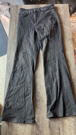 Black Flare Denim Jeans