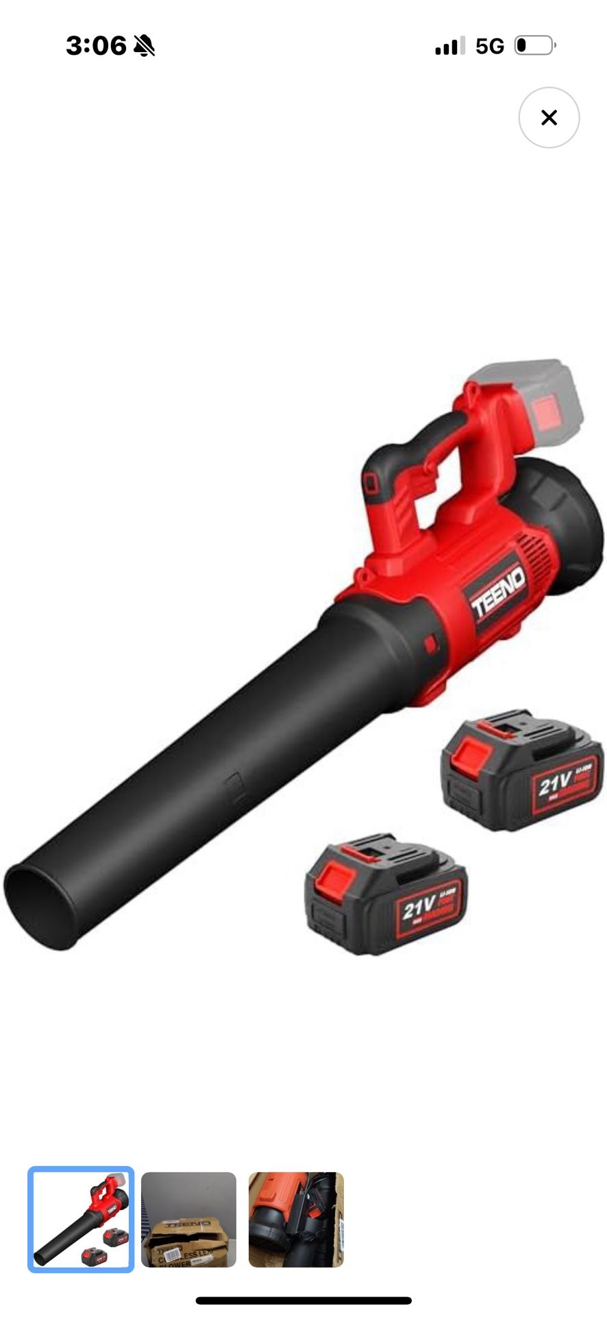 Cordless Leaf Blower