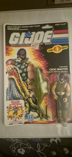 Vintage 1980's ARAH G.I. JOE Croc Master