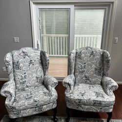 Pair of Gray Madewell Accent Chairs