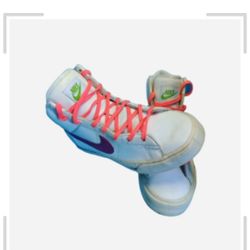 Vintage Nike High Tops 354697-161 Women’s Size 7 White Green Purple 2009 Rare