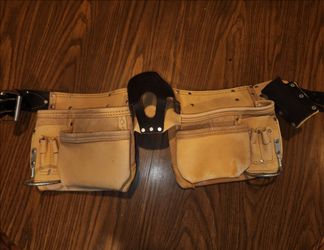 Leather Tool Belt with Hammer Holder