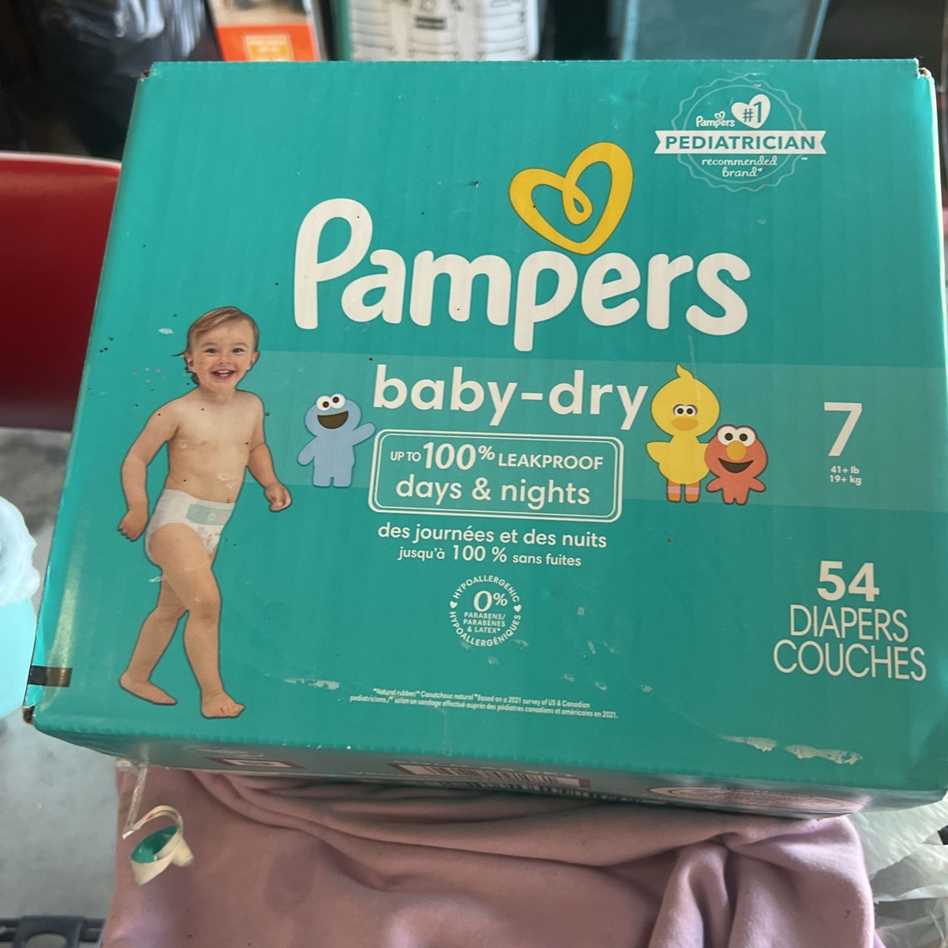 Free box of Pampers