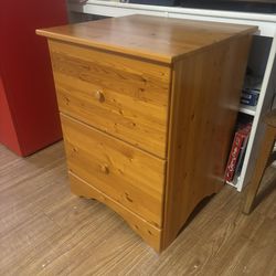 Solid Pine File Cabinet
