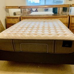 Queen Bed With Adjustable Platform 