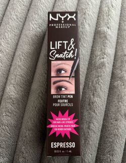 NEW NYX PROFESSIONAL LIFT & SNATCH BROW TINT WATERPROOF EYEBROW PEN IN EXPRESSO $6!