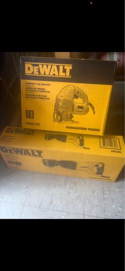 DeWalt DW317K Compact Jig Saw Kit & DWE305 Reciprocating Saw