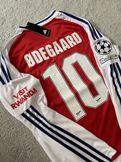 Ødegaard Odegaard LIMITED Arsenal Home Long Sleeve Jersey with UCL PATCH Champions League Adidas NEW w/ TAGS