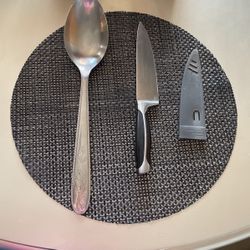 Cuchara Grande Y Cuchillo 🔪 Princess House Usados 