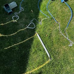 Heavy Duty Swing Set Accessories (Swings, Rings And Swing Bar)