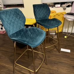 Emerald Green Bar Chairs