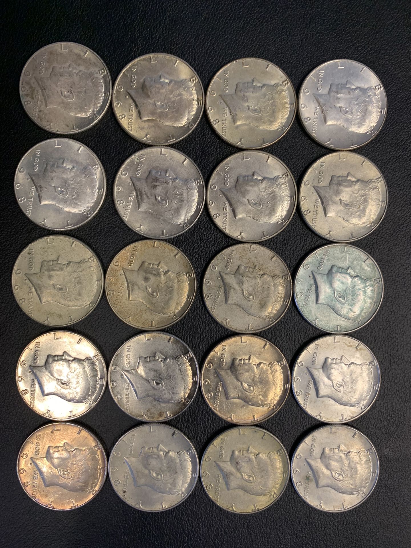 Silver Kennedy Half Dollars