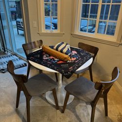 4 Chairs Kitchen Table 