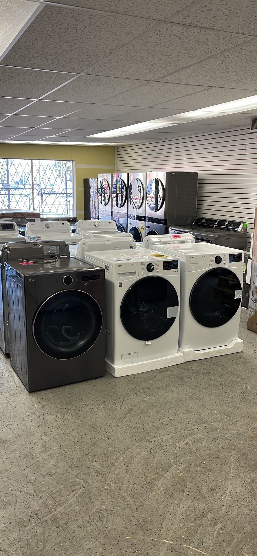 Washers And Dryers, New Shipment Alive