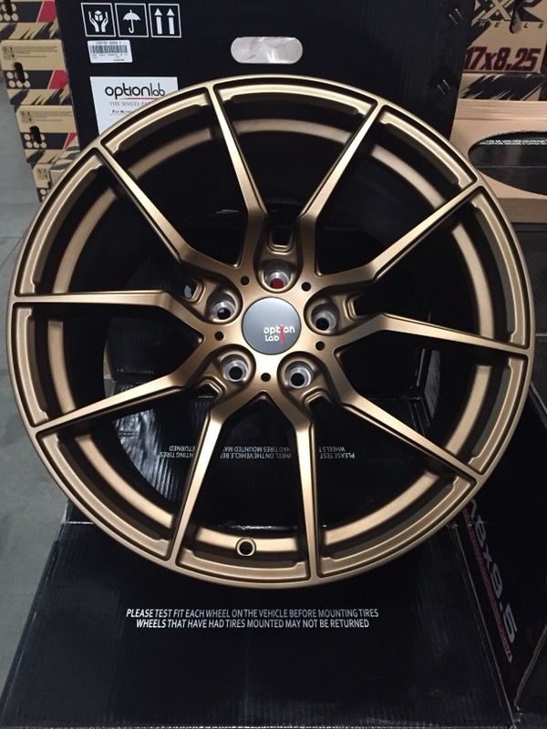 OPTION LAB R716 BRONZE FINISH 18x9.5 +35 5x114.4