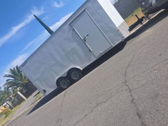 18 ft plus vnose enclosed trailer
