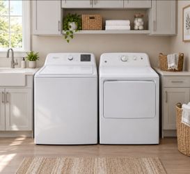 Like new Whirlpool washer and GE dryer electric