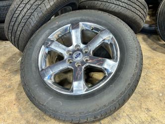 WE INSTALL 20" OEM CHROME Ford F150 F-150 Wheels 2021 2022 20" ML3Z1007KA HANKOOK 275/60/20