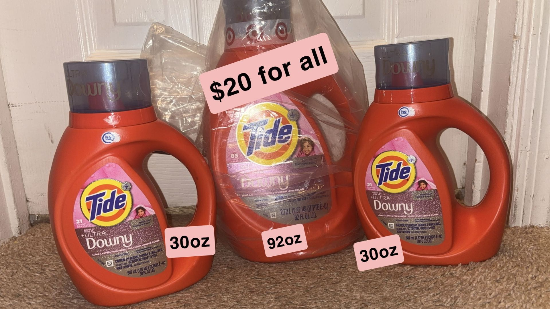 Tide Downy Liquid Bundle 