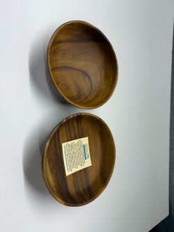 Acacia Wood Bowls – Pacific Merchants – Set of 2