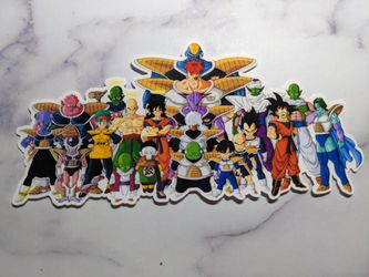 Dragon Ball Z Characters Sticker, Car Laptops Etc.