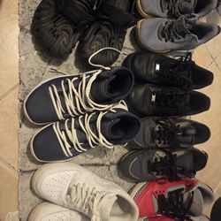 Bundle Sneakers lot Size 10 a 9.5 Air Jordan Air Force Air Max Kobe Crocs Under Armour 