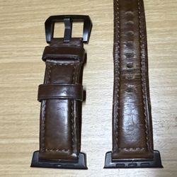 Nomad Leather Band Apple Watch Brown